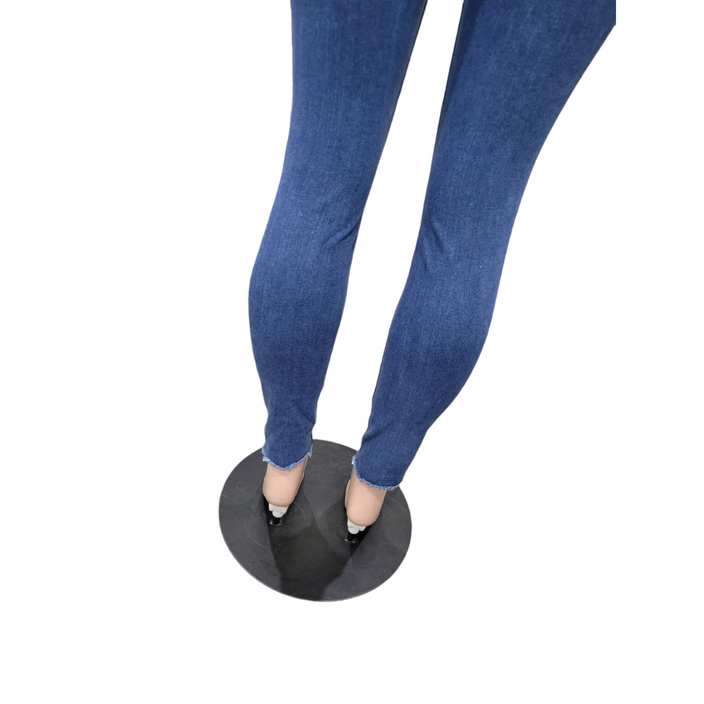 High-Rise Blue Skinny Jeans for Women - Picture 10 of 16